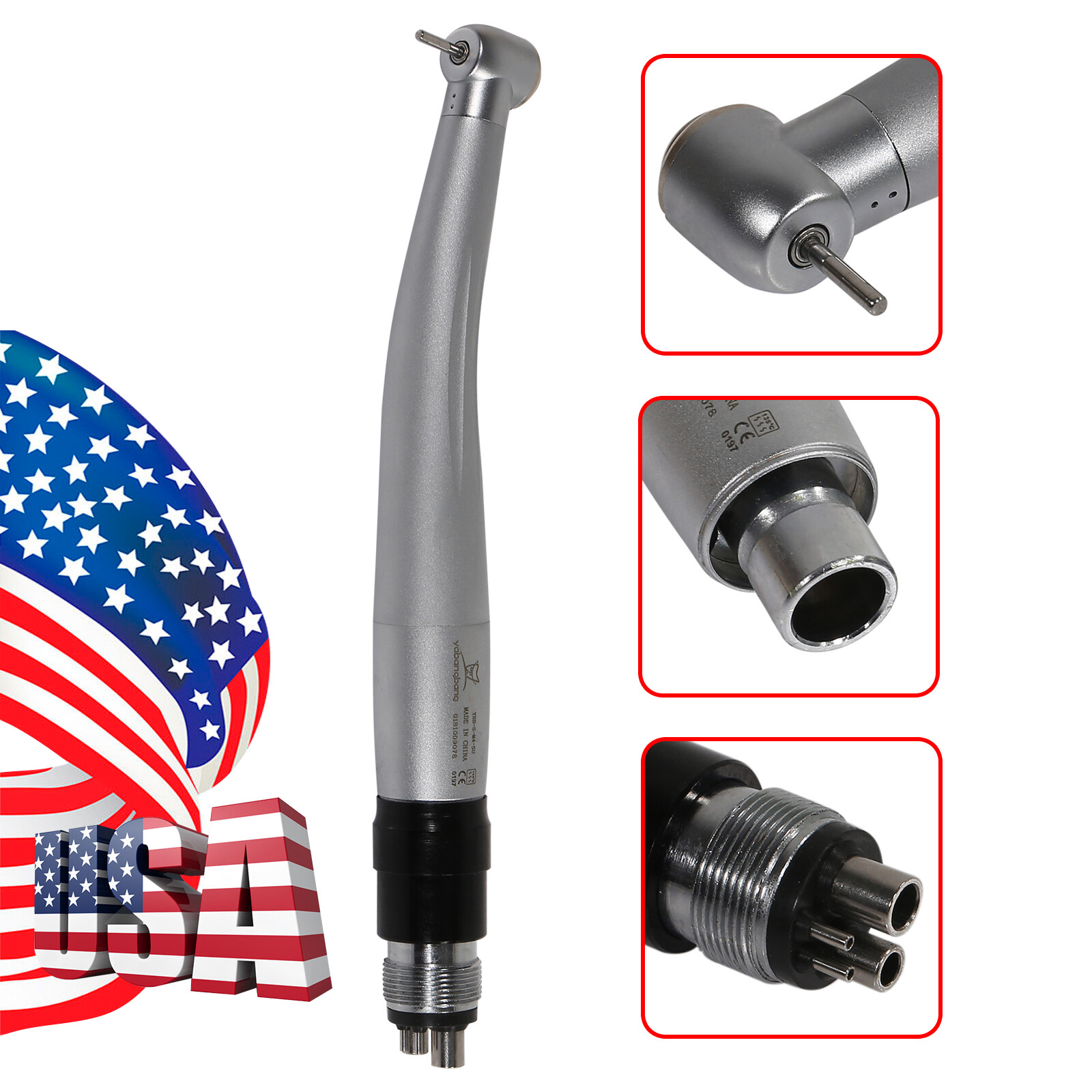 Dental High Speed Handpiece with Quick Coupler Coupling 4Hole YBNK4 NSK Style