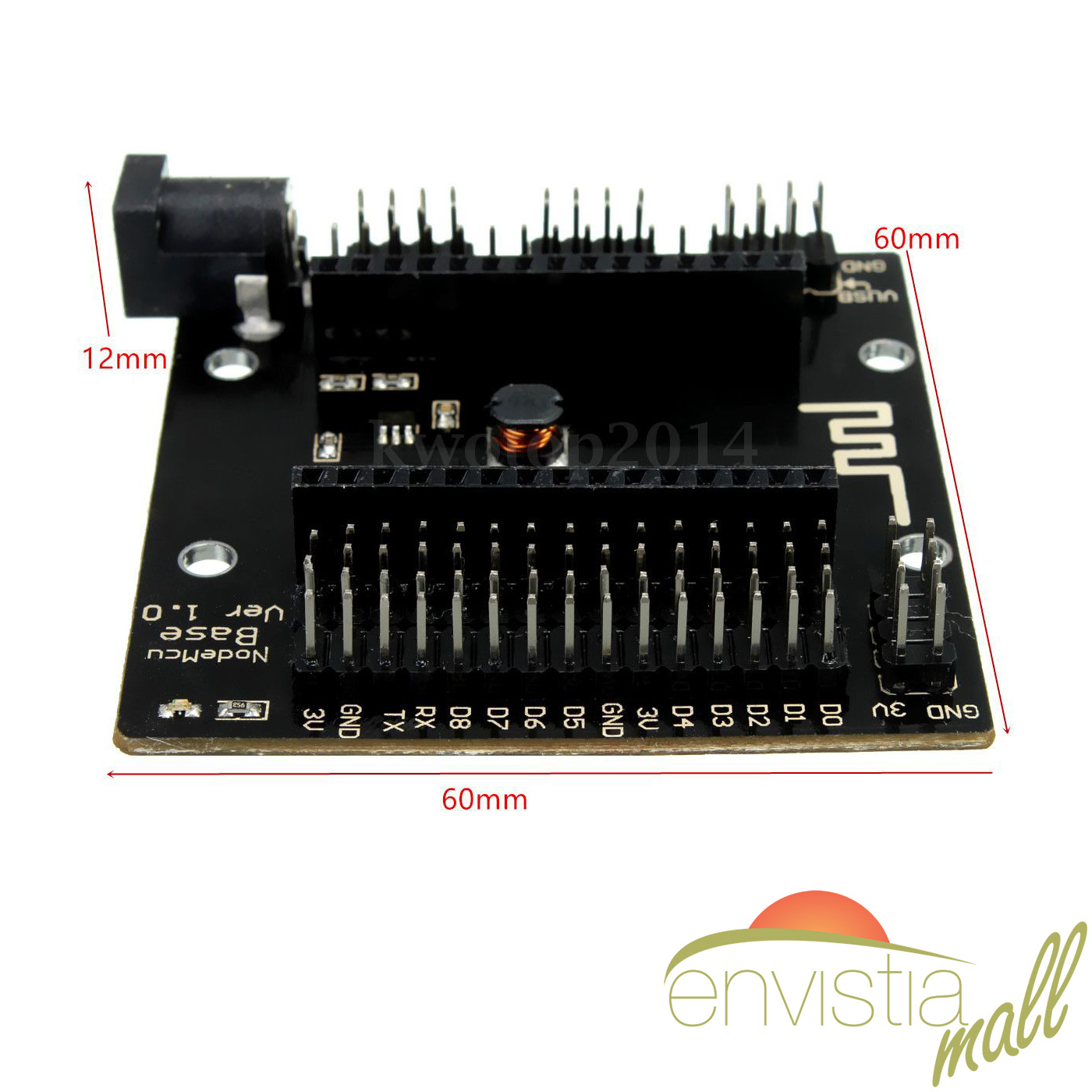 NodeMcu LUA ESP8266 ESP-12E CH340G WiFi Development Board V3 + Expansion Base US