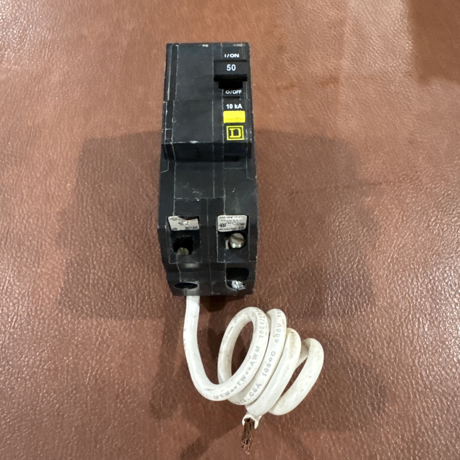 Square D 2 Pole 50A QO250GFI 2P 50 Amp GFCI Circuit Breaker