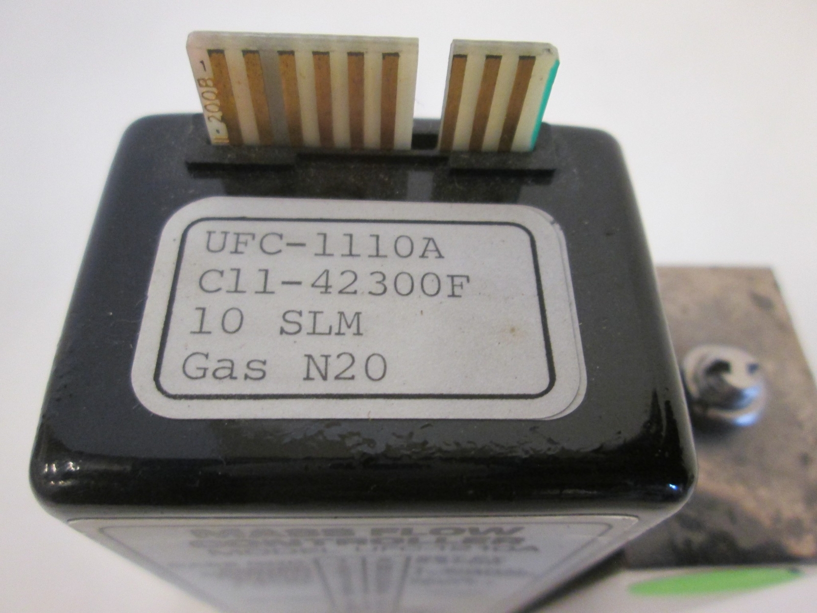 Unit Instruments, UFC-1110A, Mass Flow Controller, 10 SLM, N2O, Used