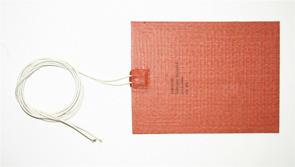 6″ X 10″ 150 X 254mm 300W w/ 3M Universal CE UL JSRGO Silicone Heating Pad