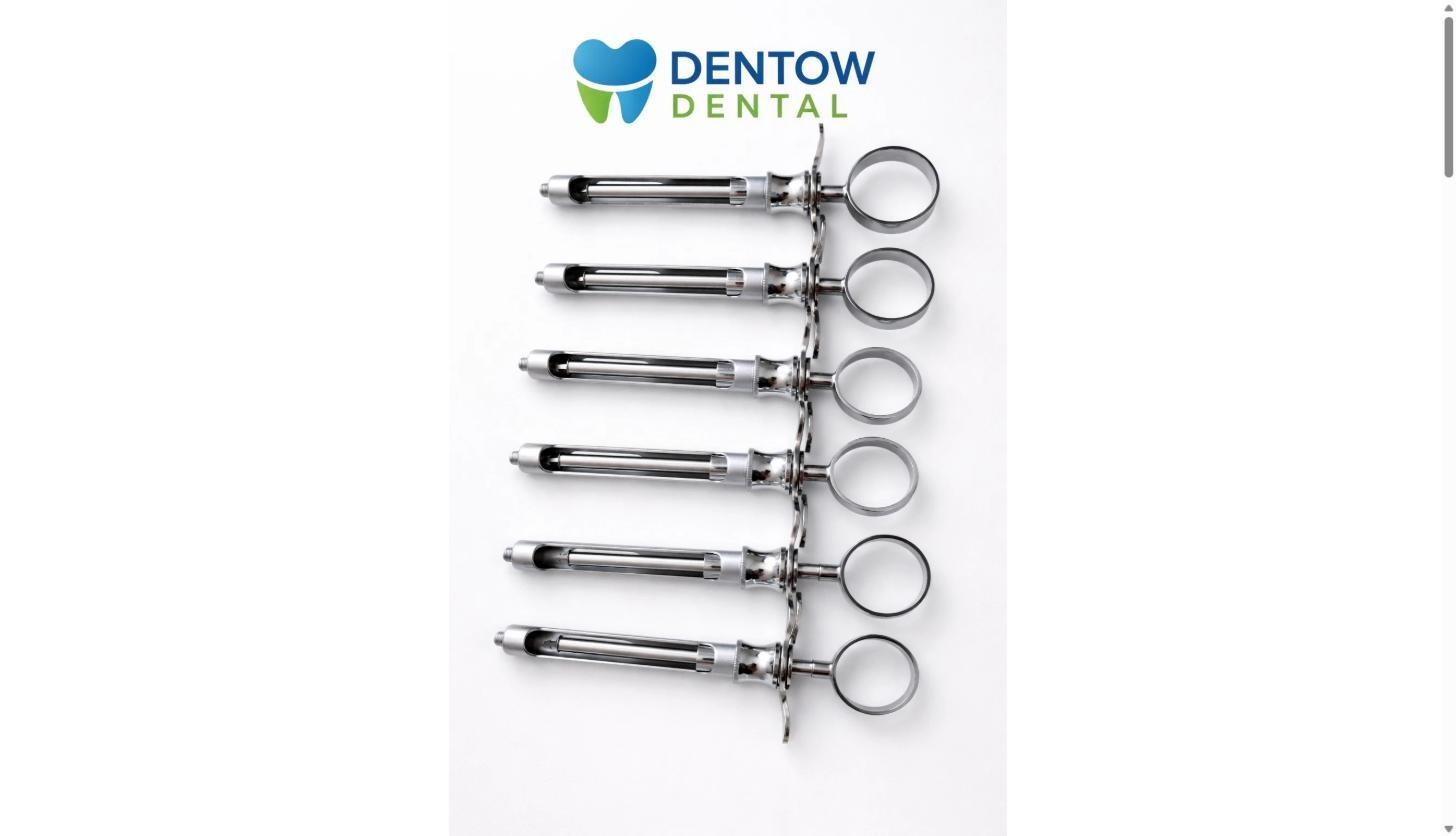 German Dental Aspirating Syringe 1.8cc Carpule Anesthetic Injection Instrument