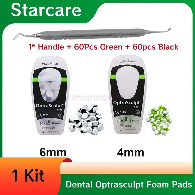 Dental Foam Pads Kit Veneer Composite Resin Filling Spatula Handle Optrasculpt