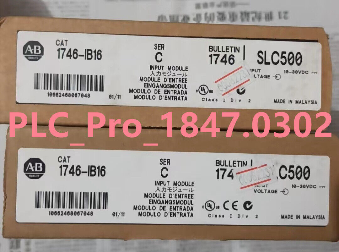1746IB16 1PC New Factory Sealed AB 1746-IB16 SER C SLC 500 Digital Input Module