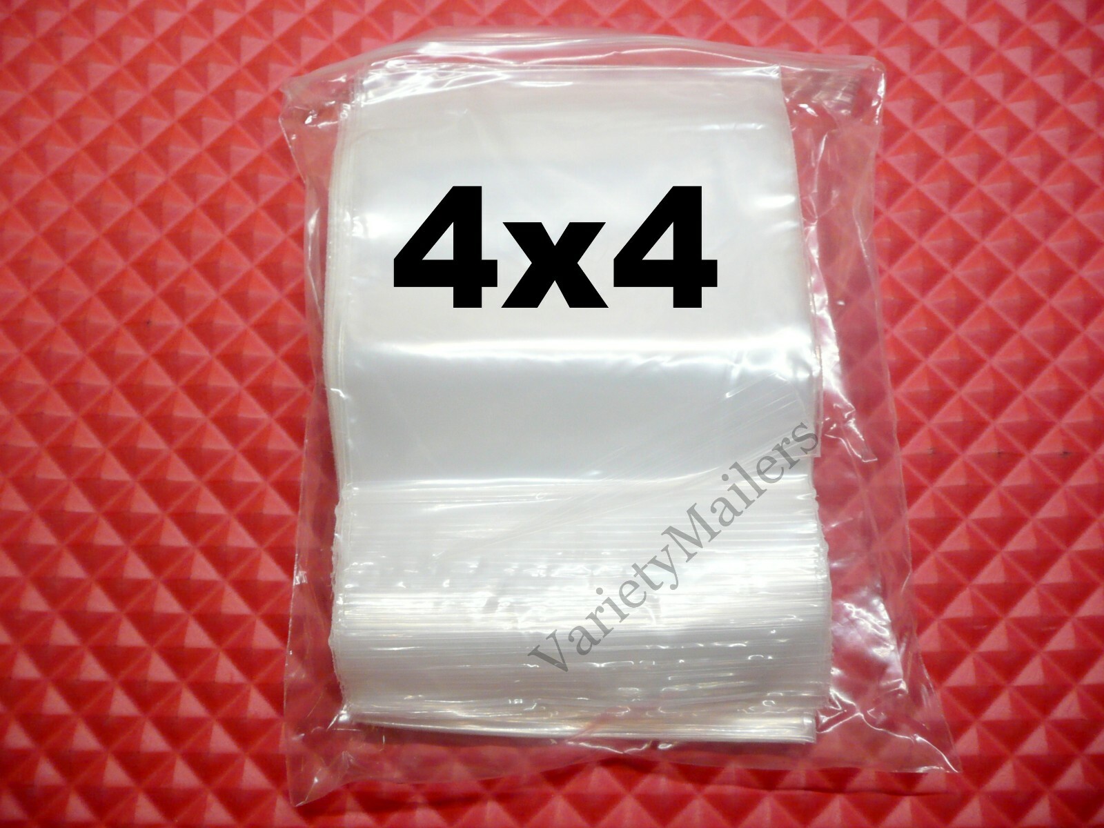 300 Reclosable Plastic Zip-Top Bag Assortment ~ 2×3 3×4 4×4 Resealable Baggies