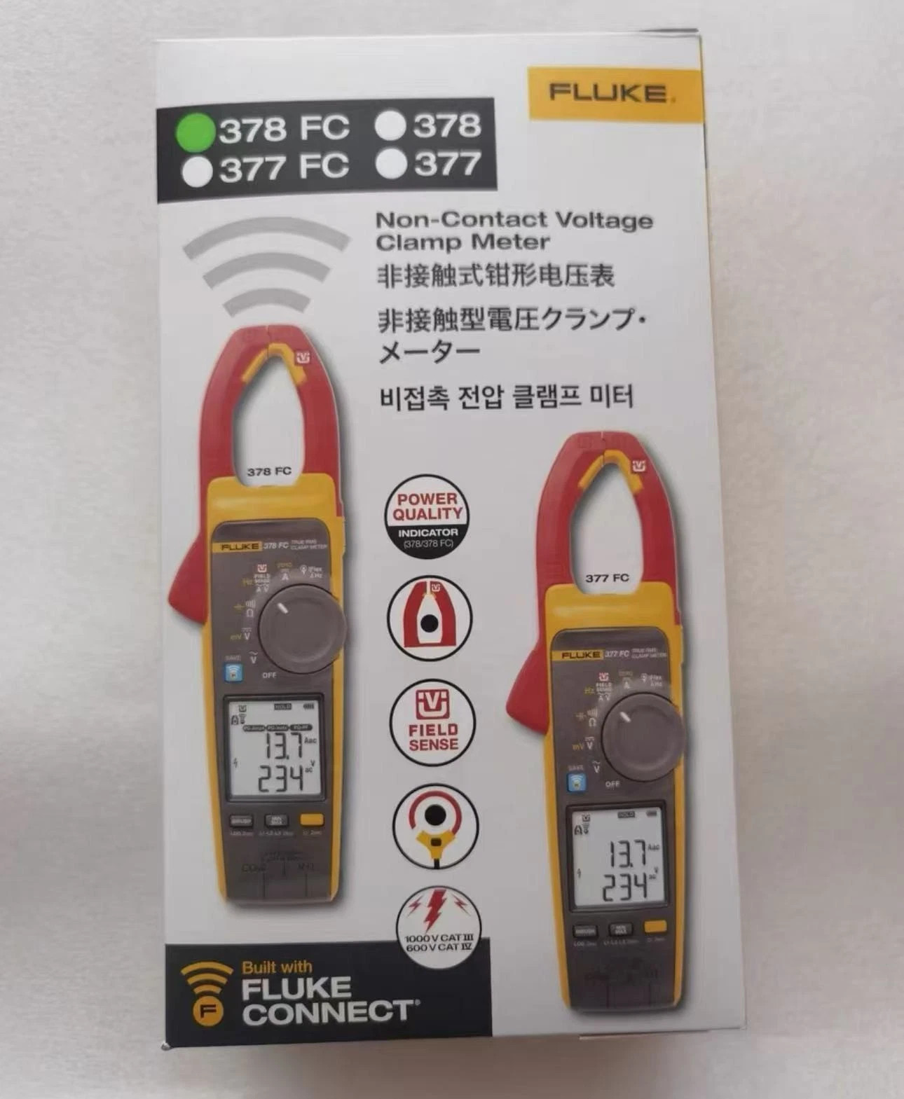 Fluke 378 FC Non-Contact Voltage True-rms AC/DC Clamp Meter iFlex 3-phase Tests