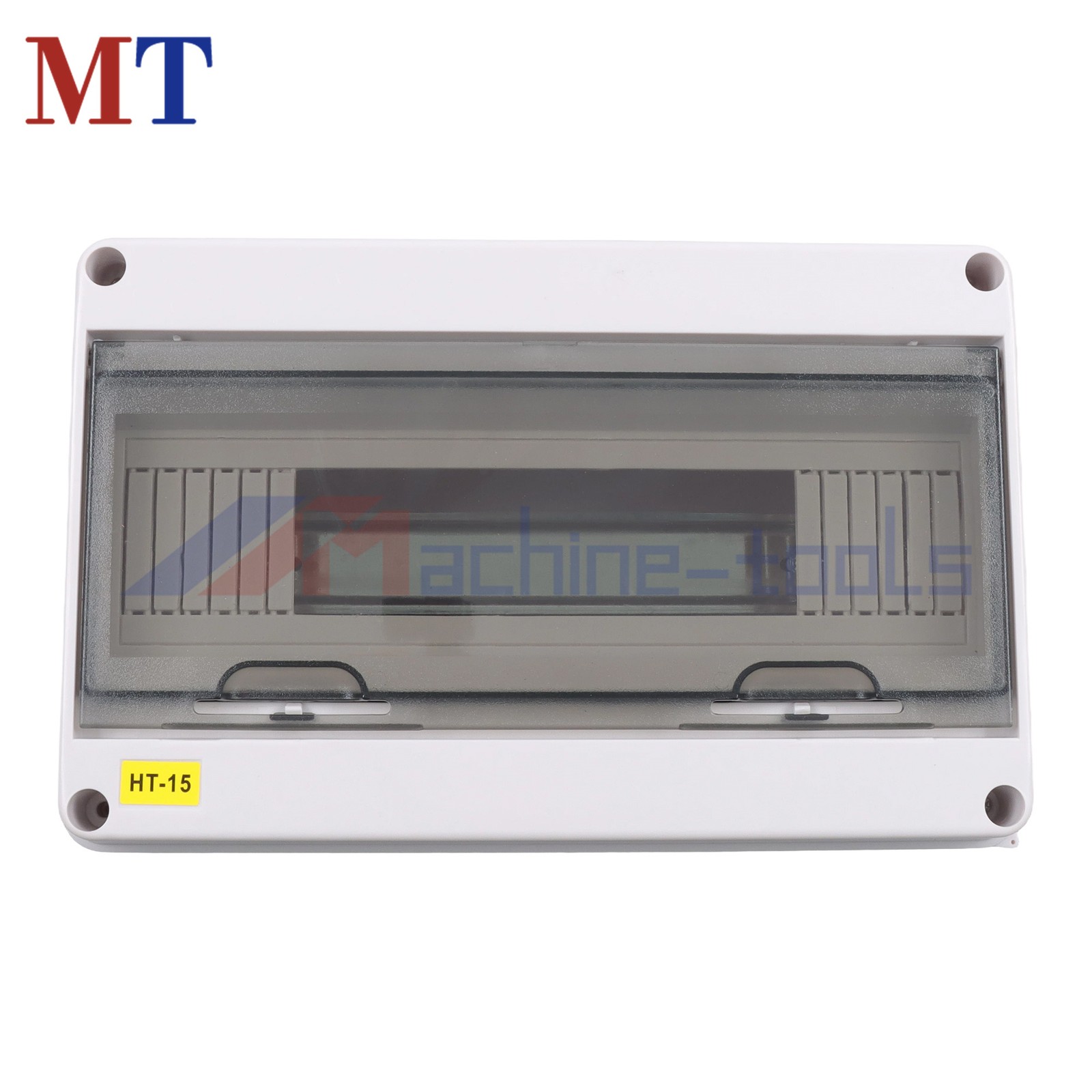 15 Way MCB Enclosure, IP65 Outdoor Rated, DIN Rail & Neutral Link