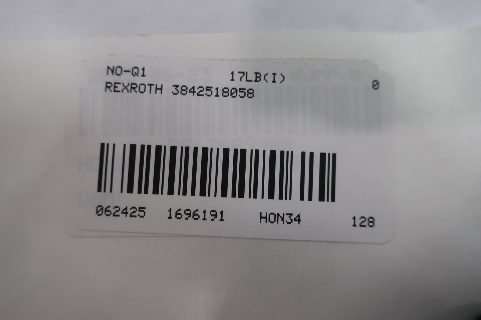 Rexroth 3842518058 Ac Motor 0.63kw 1660rpm 460v-ac 3ph
