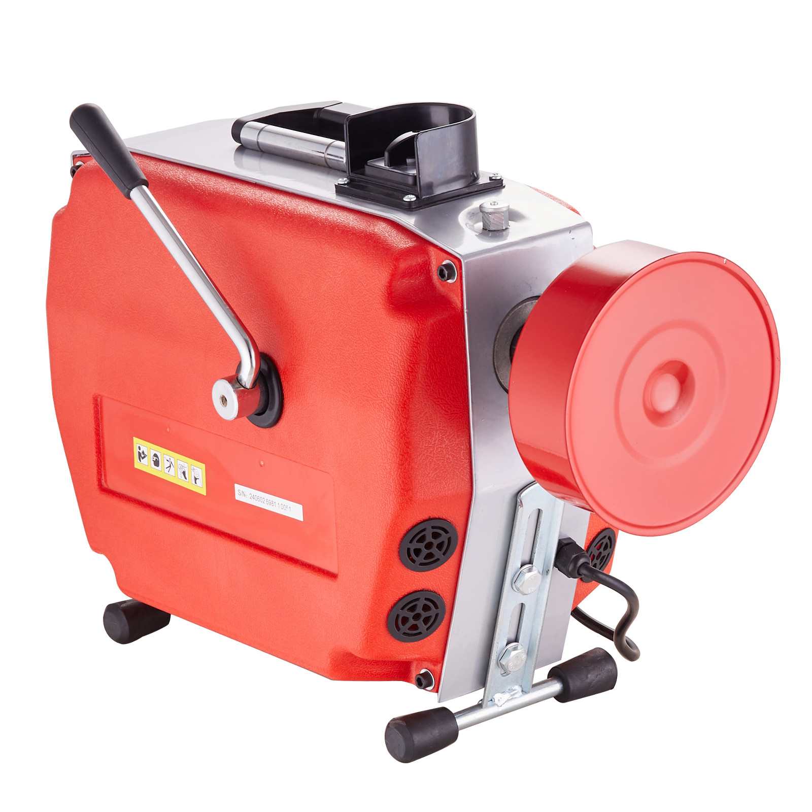 VEVOR Drain Cleaner Machine 120FT x 7/8″ 420W Sewer Snake Auger Manual Feed