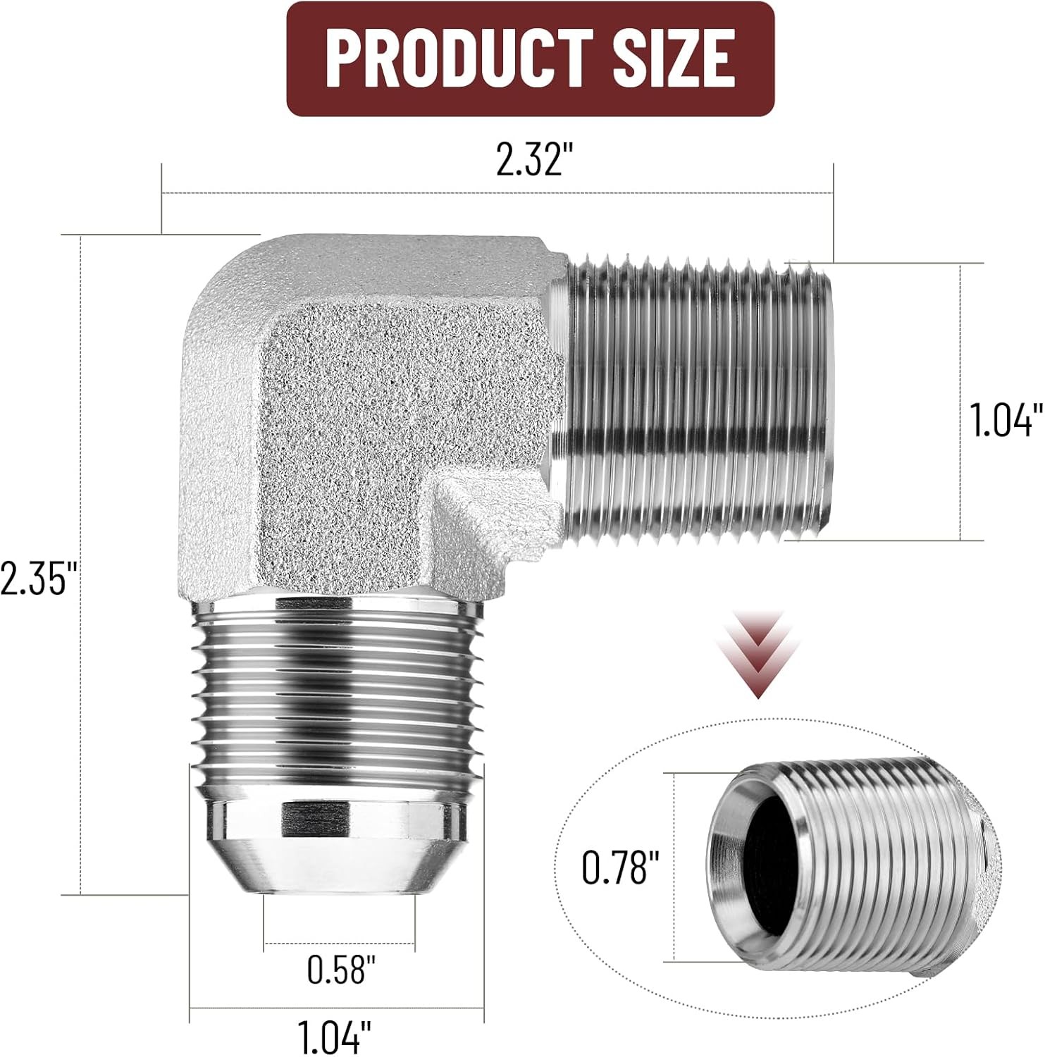 64x ORFS Hydraulic Cap and Plug Kit Hose Tube & Pipe Fitting Set Easy Install US