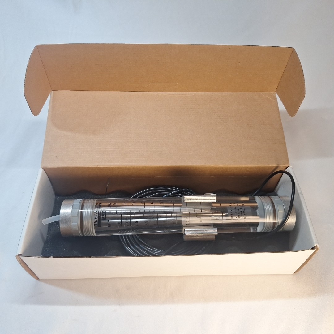 Blue-White FA-41500LN-12 FA Series Flowmeter, 0.5 to 5GPM, 14005-002