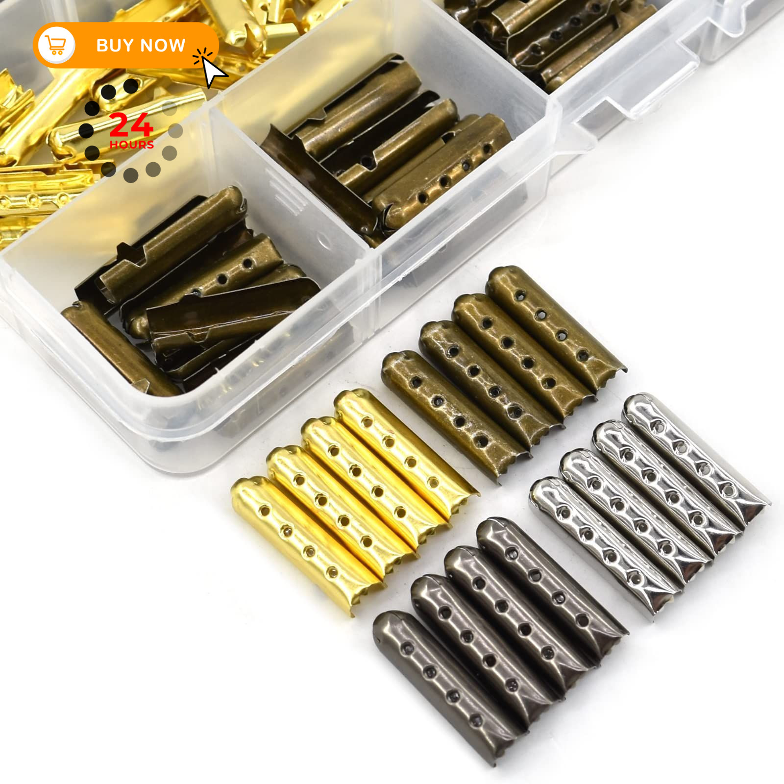 HDST-HOME 23mm 4 x 23 mm/ 0.16 x 0.9 inch, Golden, Silver, Gun-black, Bronze