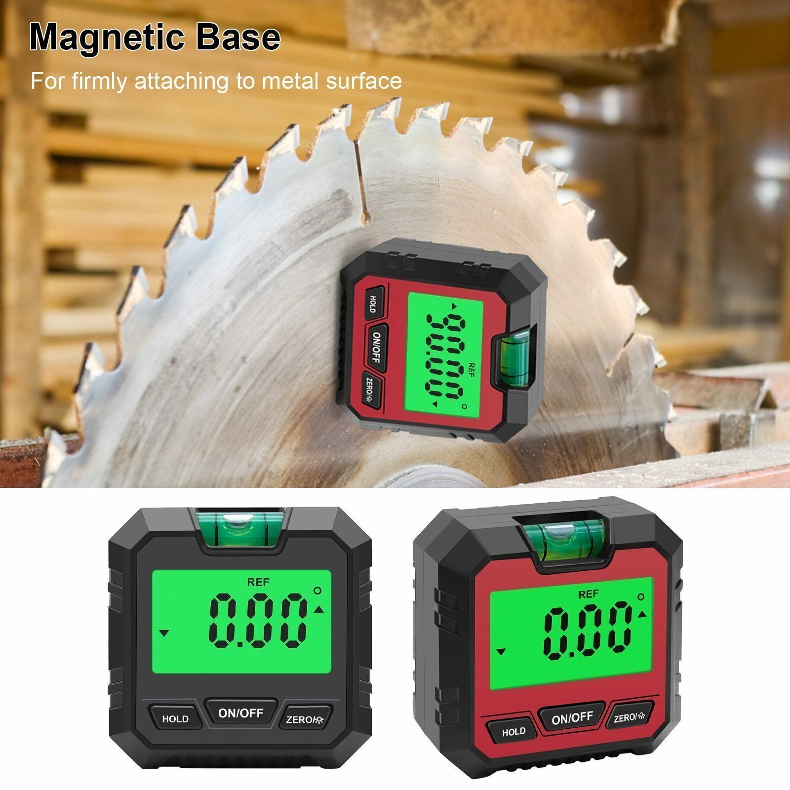Magnetic Digital Level Box LCD Angle Finder Protractor Inclinometer Bevel Gaug8k