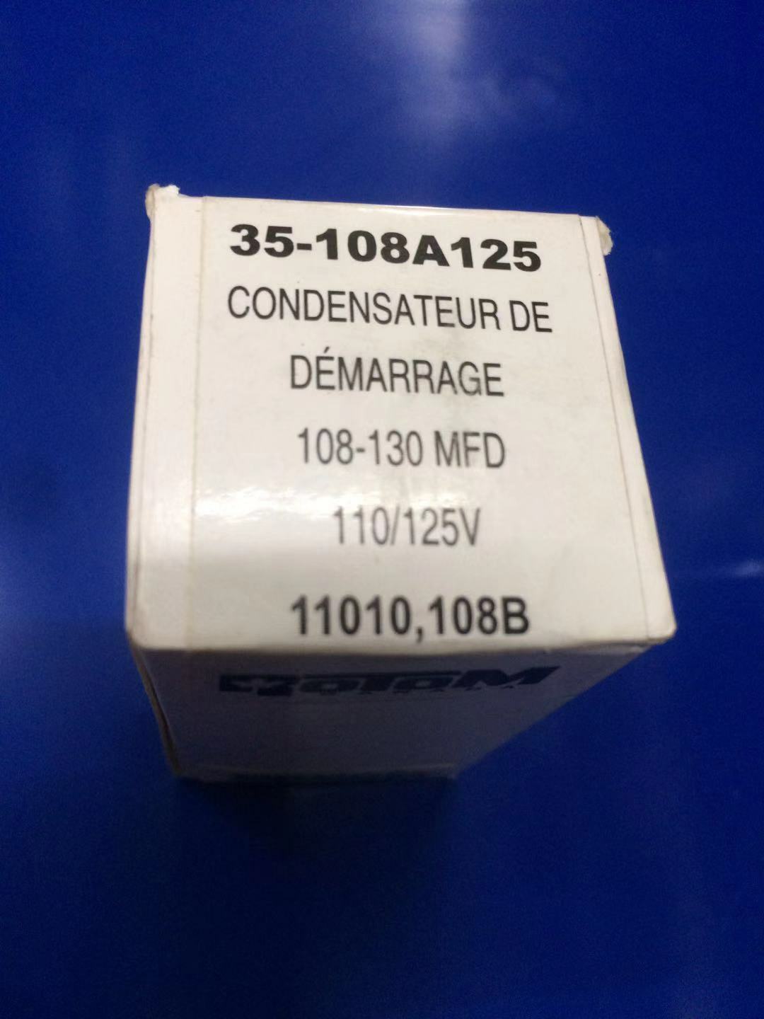 ROTOM 35-108A125 START CAPACITOR 110/125V 108 – 130 MFD