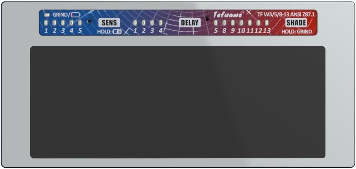 Tefuawe Hand Series 2×4 1/4 Automatic Welding Lens, 2 Amp TIG Rating