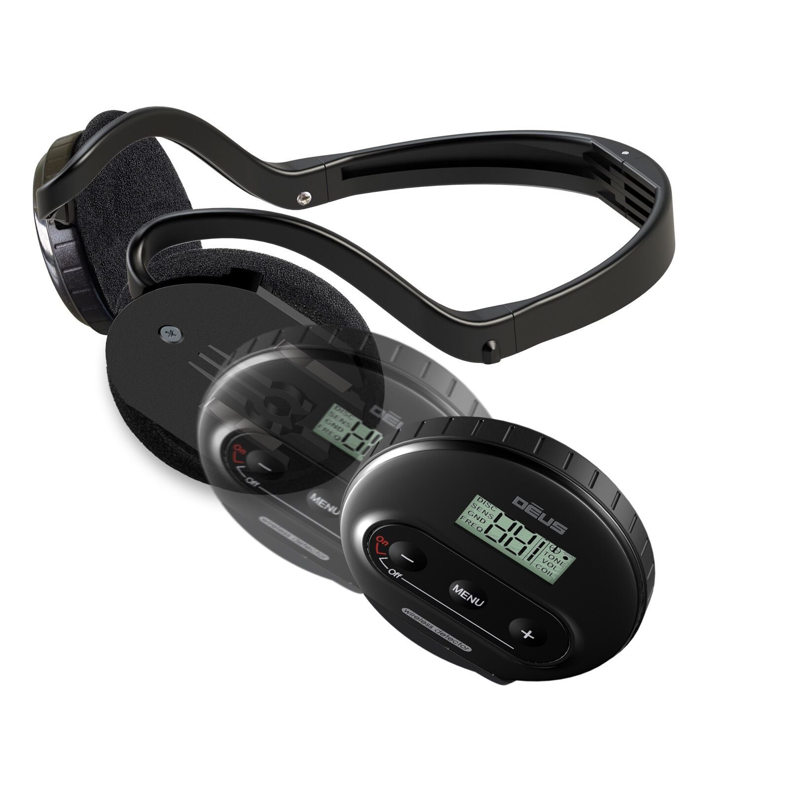 XP Deus Metal Detector w/ 11″ X35 Coil, WS4 Wireless Headphones + Remote Control