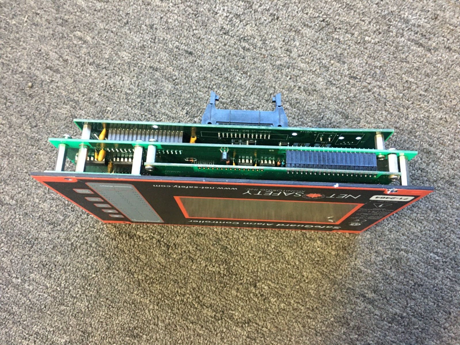 EMERSONNET SAFETY SAFE GUARD ALARM CONTROLLER panel for parts only