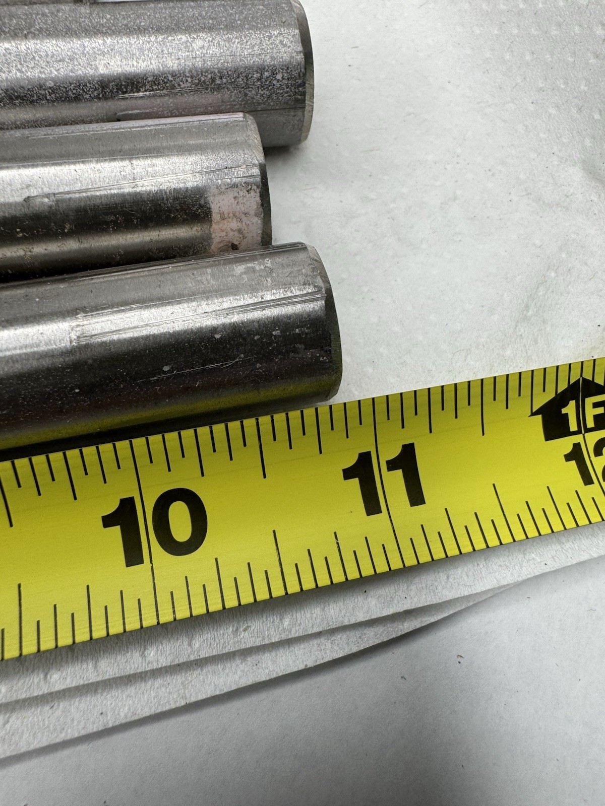 5/8″ Round Stainless Steel X 11″ 310 Pink Mill Color New 7 Pieces