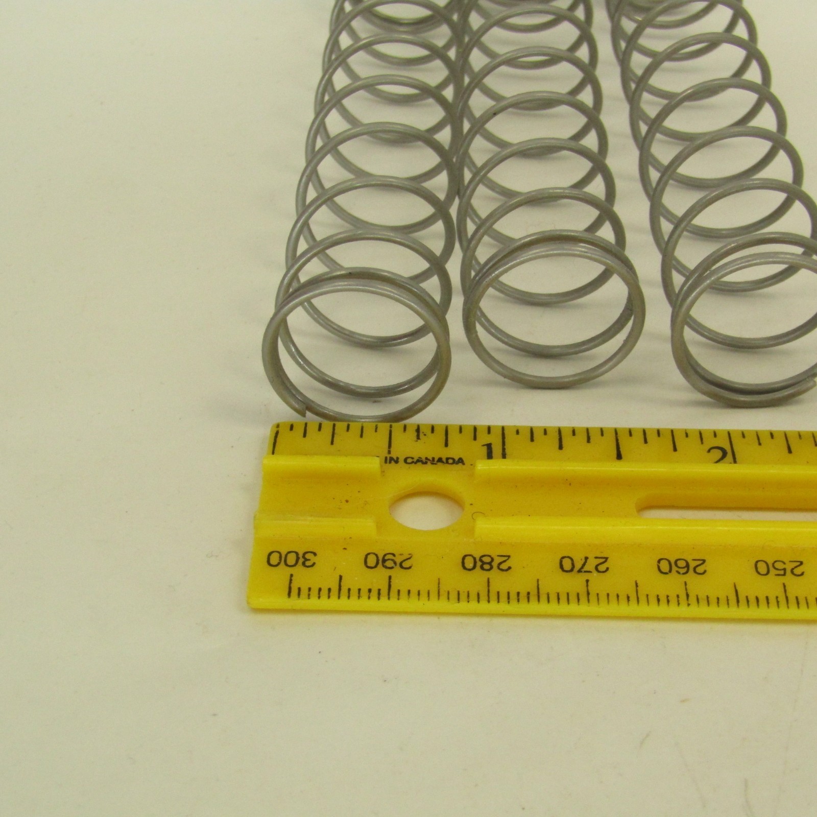 3pcs Steel Compression Springs 3/4″ OD x 4″ L; 9+ lb Spring Rate