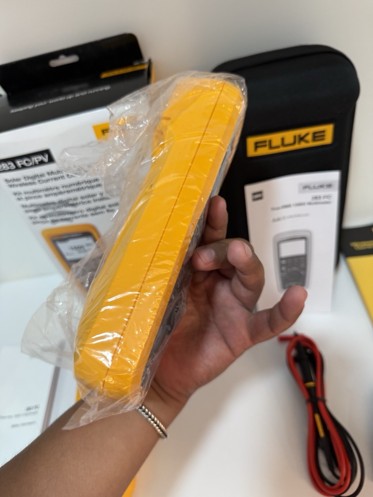 FLUKE 283 FC/PV SOLAR DIGITAL MULTIMETER & WIRELESS CURRENT CLAMP MFD-2025