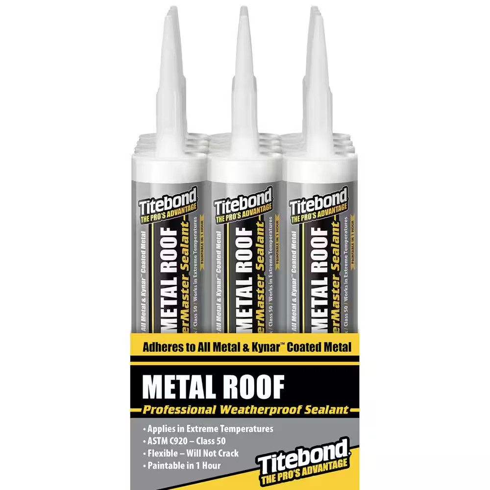 9.5 Oz. Clear Metal Roof Exterior Sealant (12-Pack)