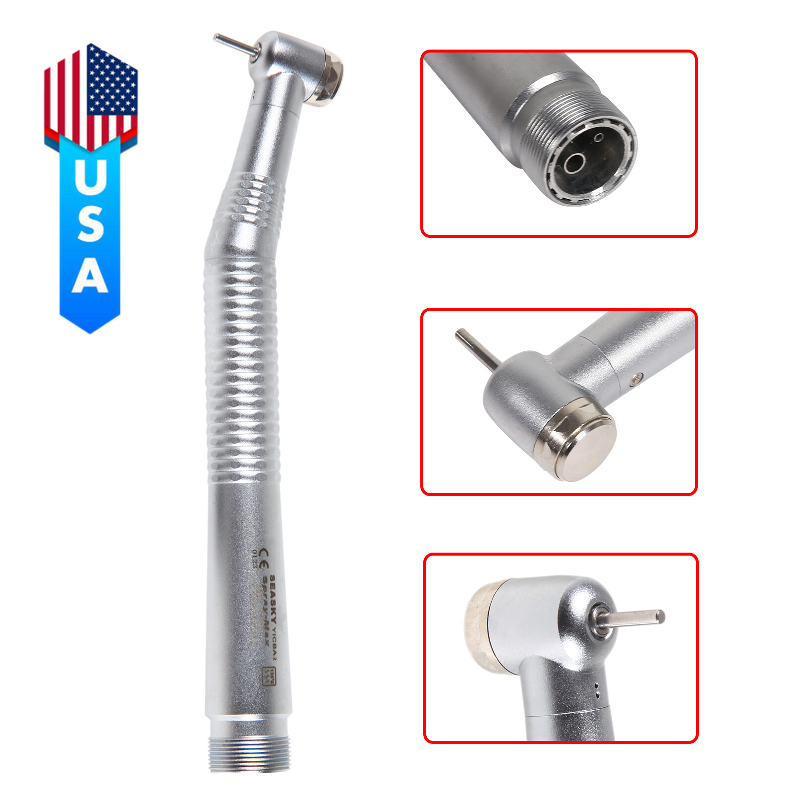 10 x Seasky Dental NSK Style High Speed Air Turbine Handpiece 2 holes borden