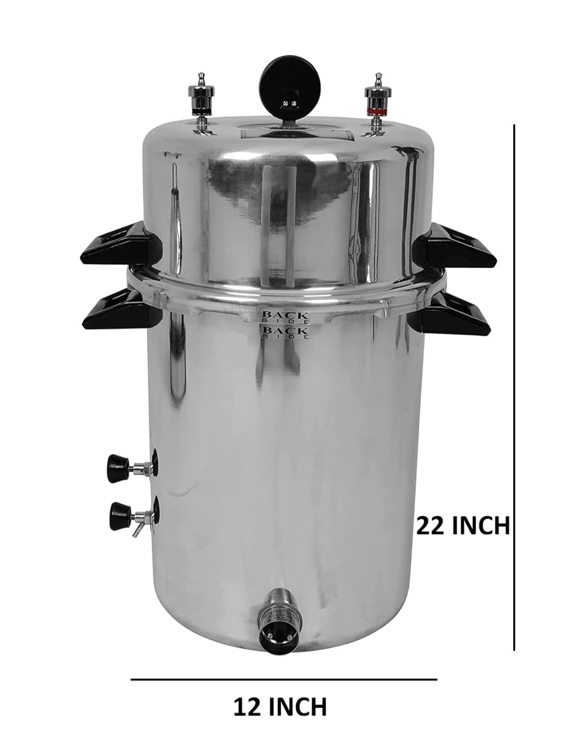 39L Heavy-Duty Medical Autoclave Sterilizer with Timer | Copper Heating Element