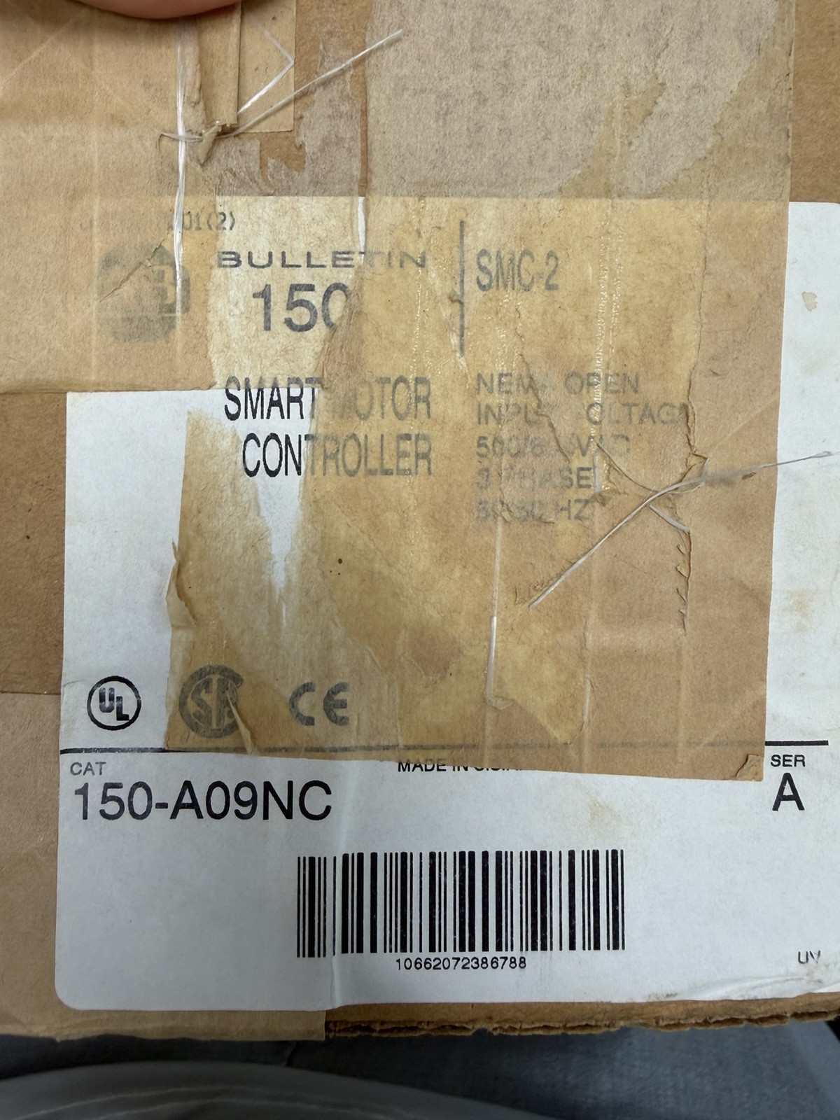 Allen-Bradley 150-A09NC SMC-2 Soft Starter Motor Controller 7.5HP 600V