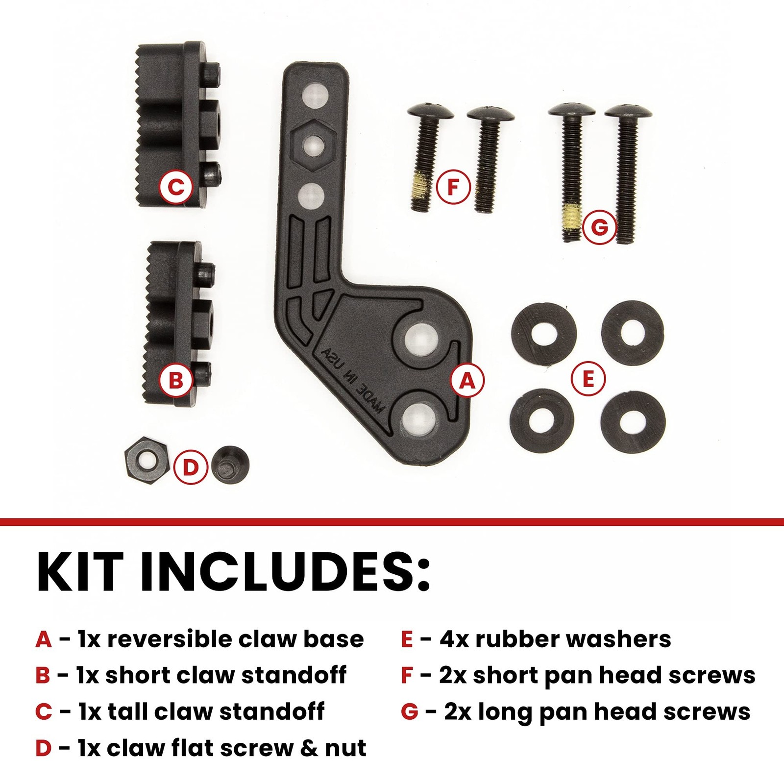 Holster Claw Kit (IWB/Tuckable) IWB