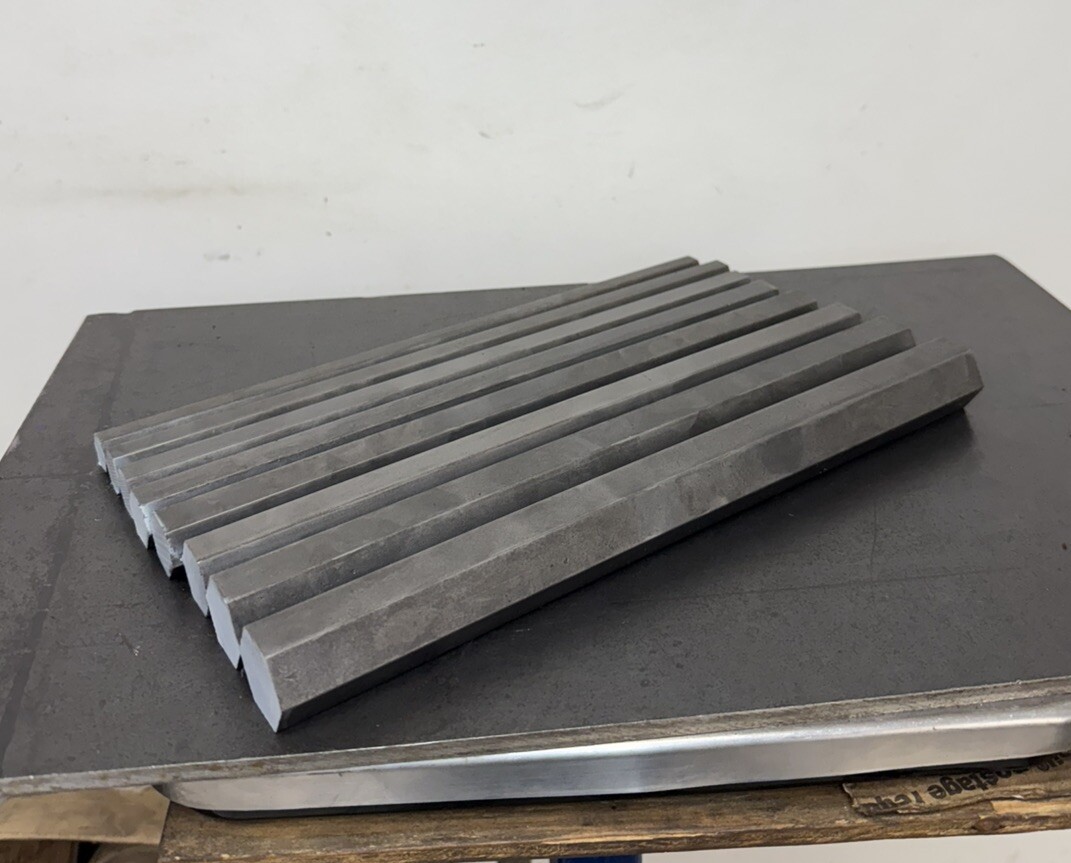 12L14 Steel Hex Bar Stock Assortment – 8 Pcs – CNC Lathe Machining Rods