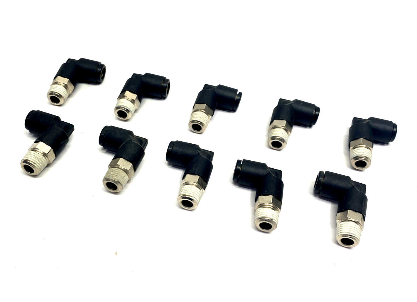 Legris 3129 08 13 Extended Male Elbow Push-In Fitting 8mm Tube x 1/4 LOT OF 10