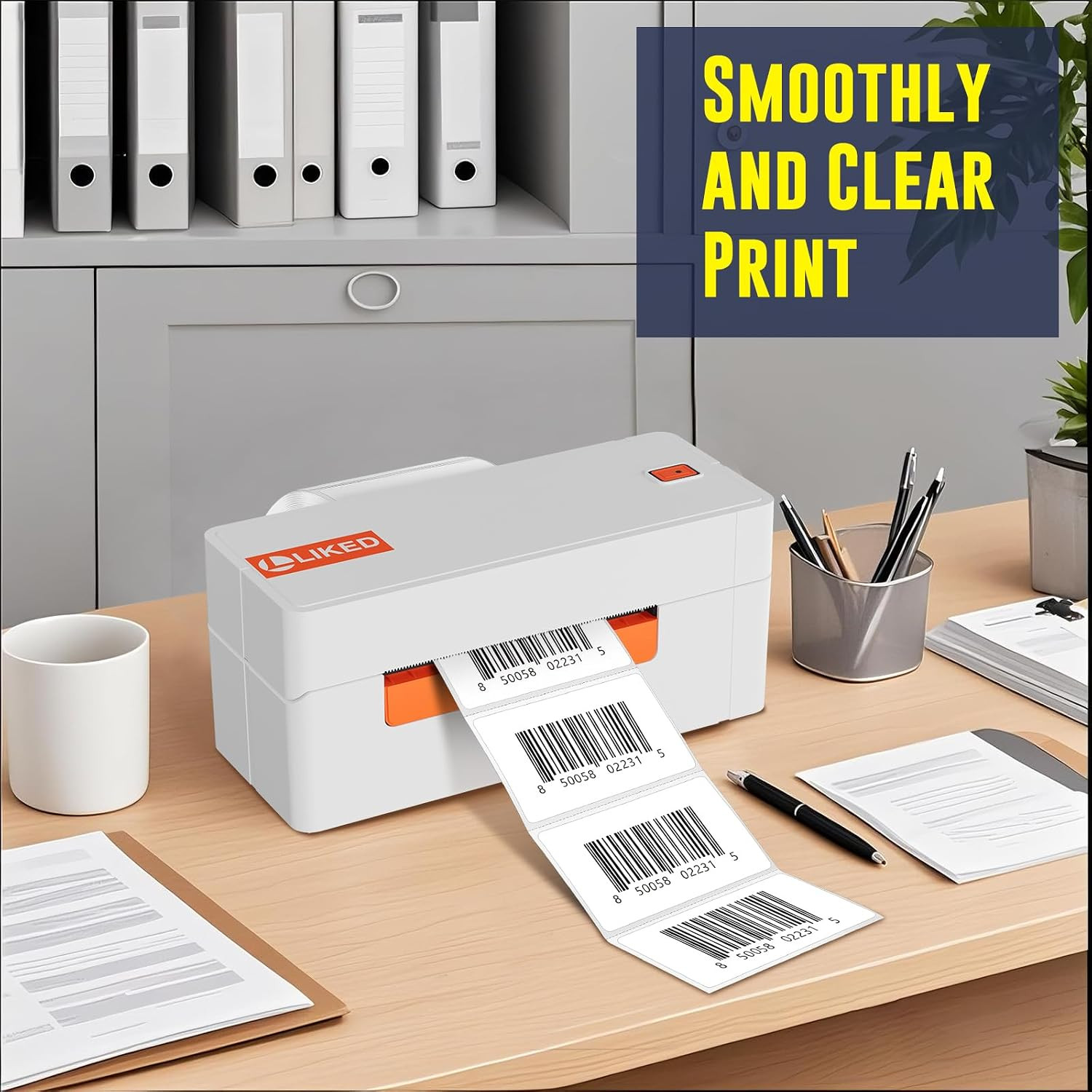 2.25″ X 1.25″ Direct Thermal Labels, Permanent Adhesive Barcode Address