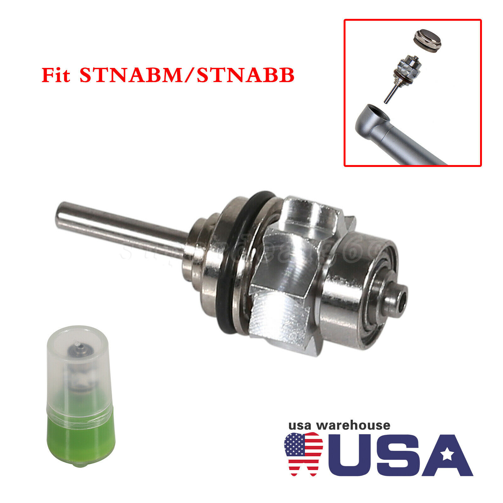 USA Dental High Speed Turbine Handpiece /E-generator LED /Fiber Optic 2/4/6H SA