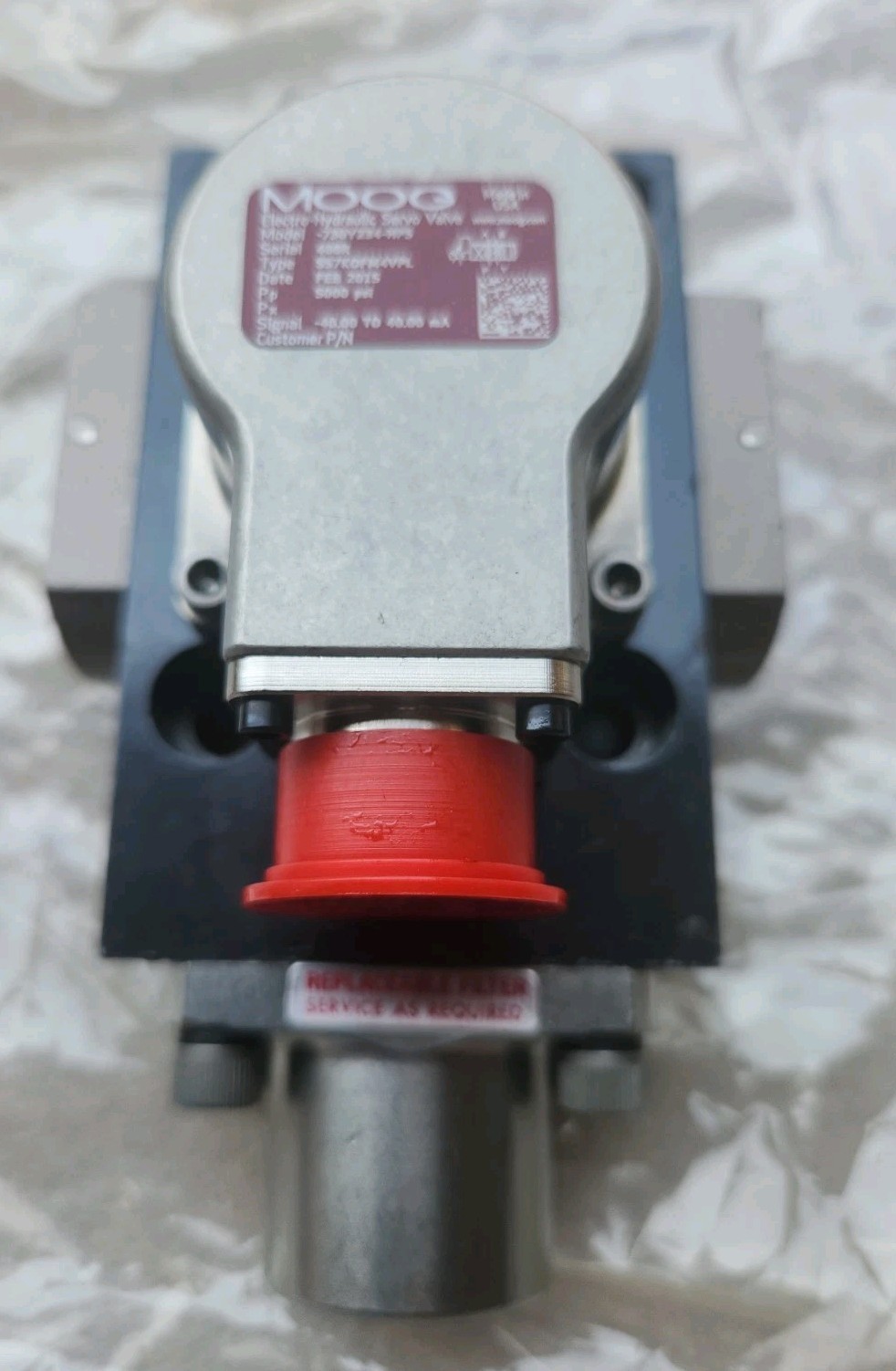 MOOG 730Y-234-HP5 SERVO VALVE, REBUILT, 1 PC