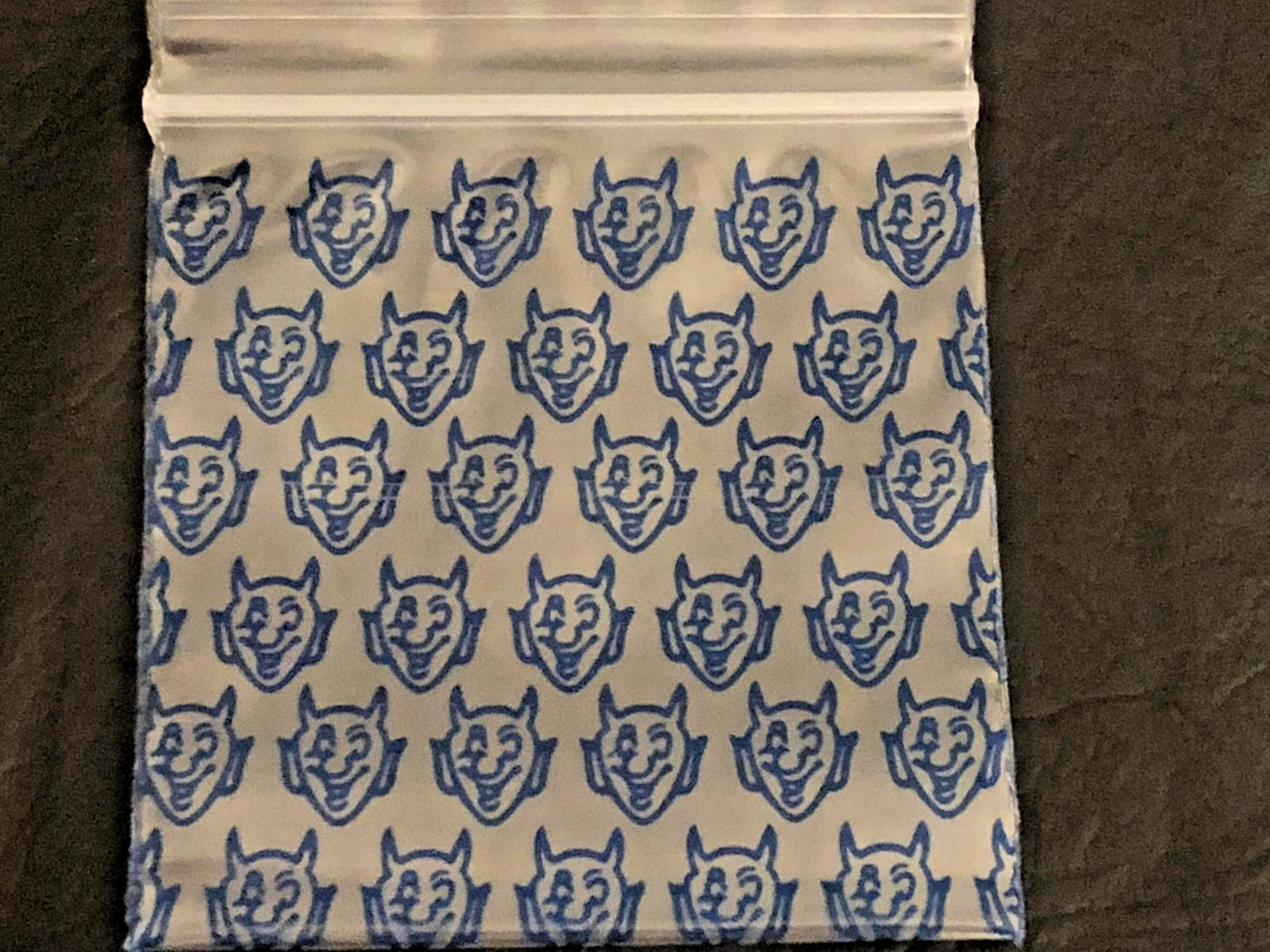 700 SMALL BAGGIES 2″ x 2″ 2020 MINI RESEALABLE POLY DESIGNER BAGS BLUE DEVIL