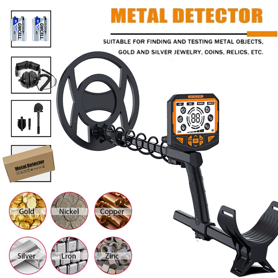 5Modes LCD 10″ IP68 Coil,Higher Accuracy Sensitive SEEFINE Adjust Metal Detector