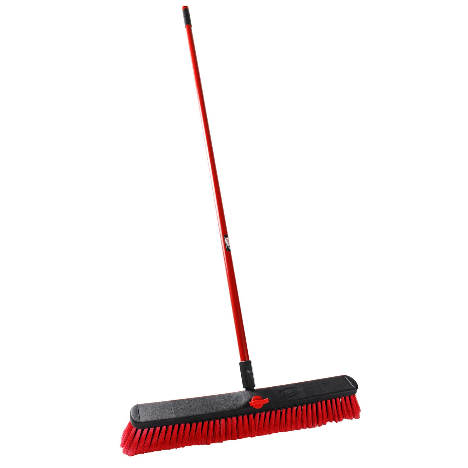 Libman 24in. Multi-Surface Push Broom, 60in.L Handle, Model# 805