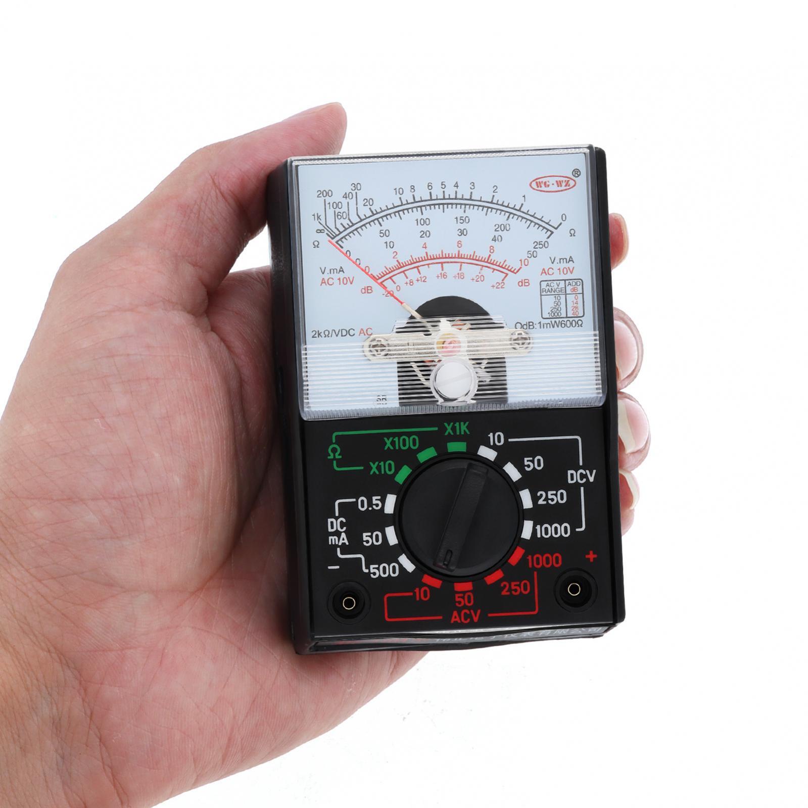 Analog Multimeter AC/DC Voltmeter Ammeter Ohmmeter Tester Meter OHM Volt US