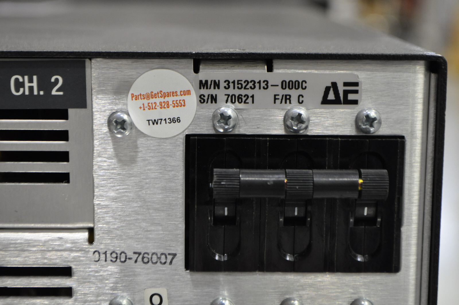 0190-76007 / PWRSPY, DC 12KW STAND ALONE-SLAVE, MDX-L12M / ADVANCED ENERGY