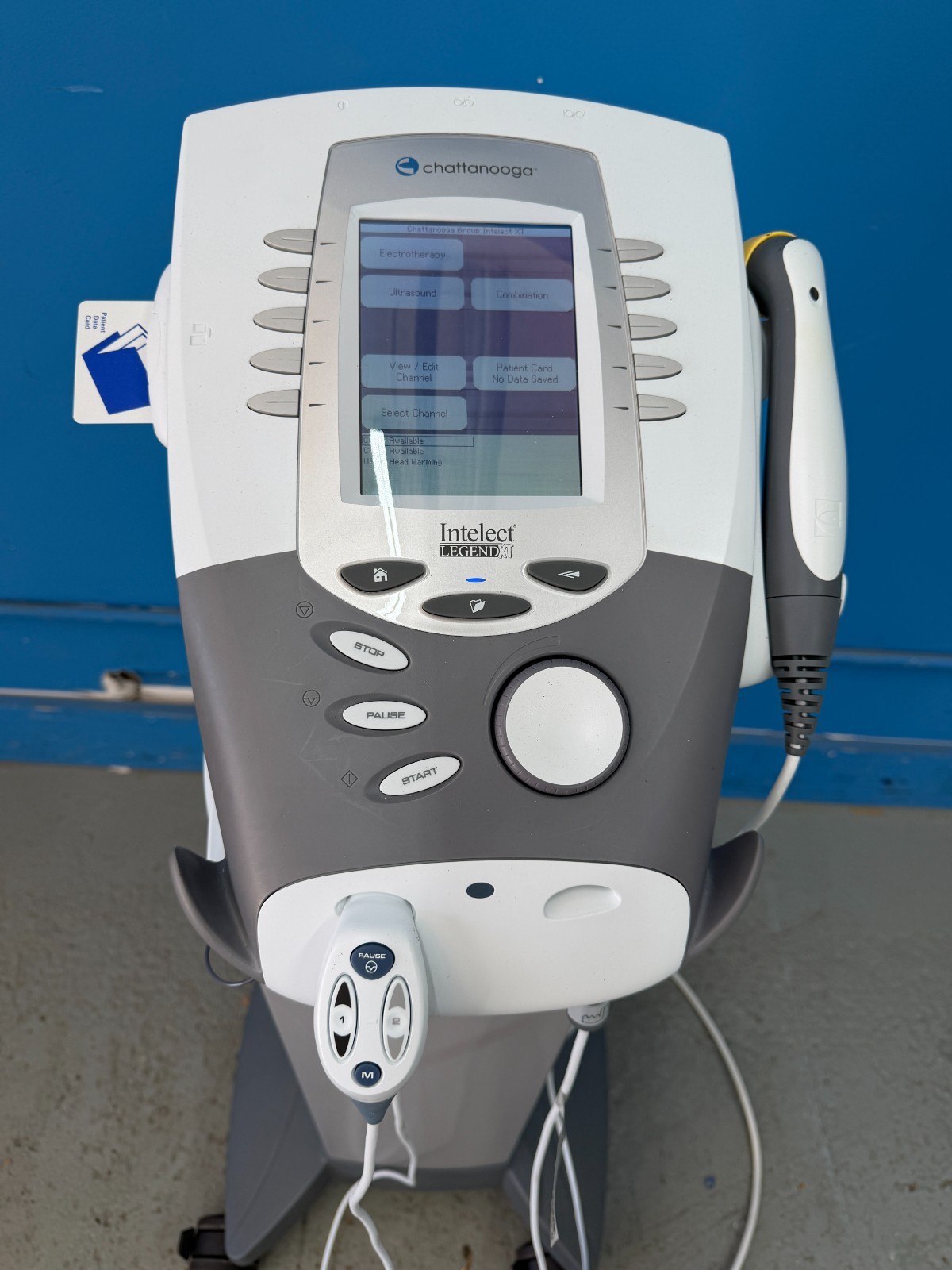 Chattanooga Intelect Legend 2760 With Probe Remote Cables Cart & 60 Day Warranty