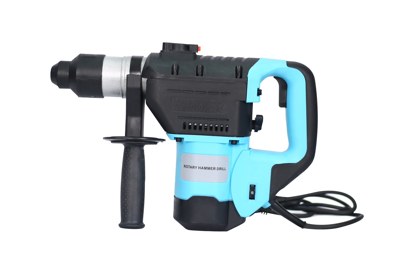 Rotary Hammer 1100W(Blue + Black) 1-1/2″SDS Plus Rotary Hammer Drill 3 Functions