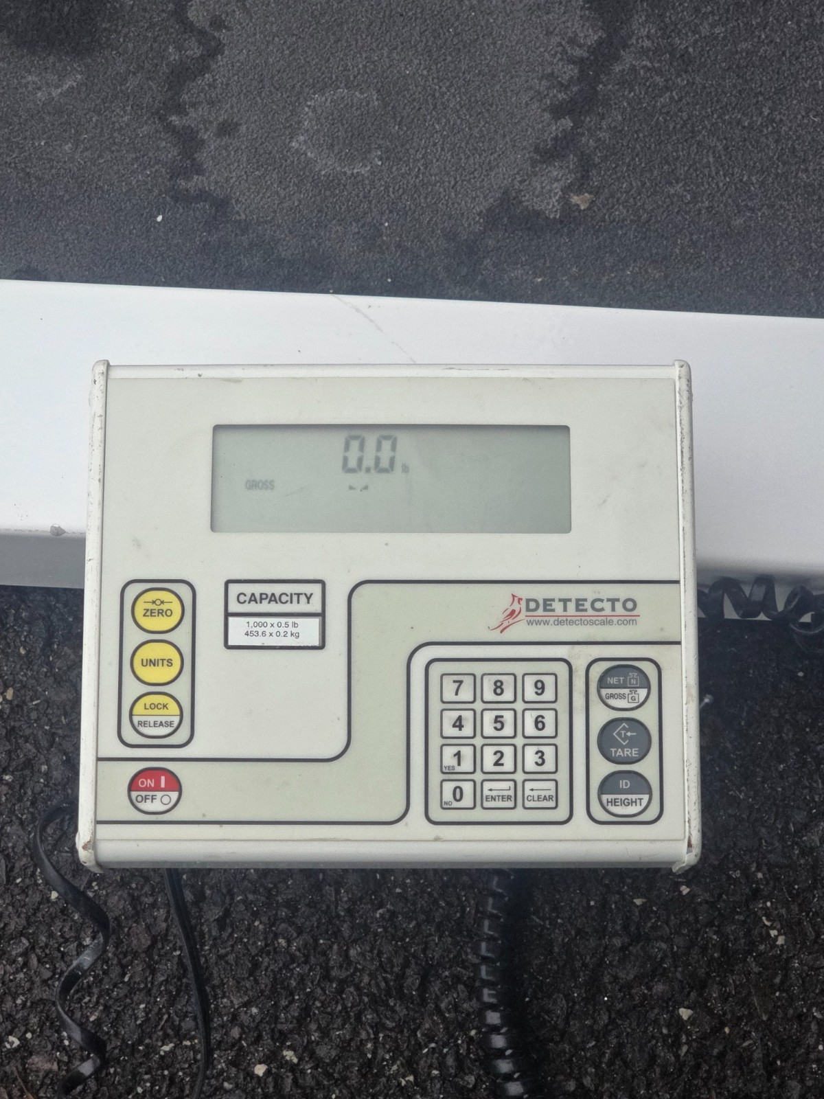 6x Detecto CR1000D Wheelchair Scale 1000lb Medical Platform Scale + Parts Unit