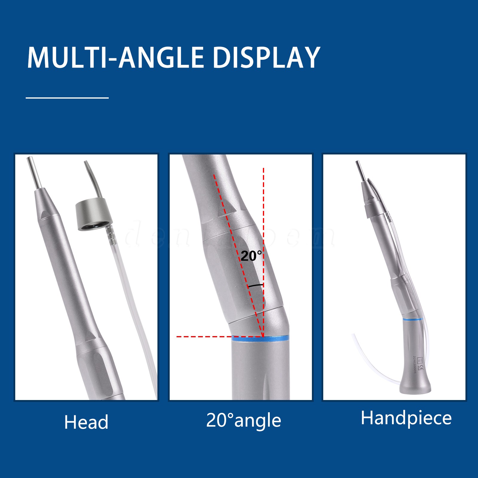 Surgical Dental 20 Degree Straight Head 1:1 Direct Drive Operation Handpiece
