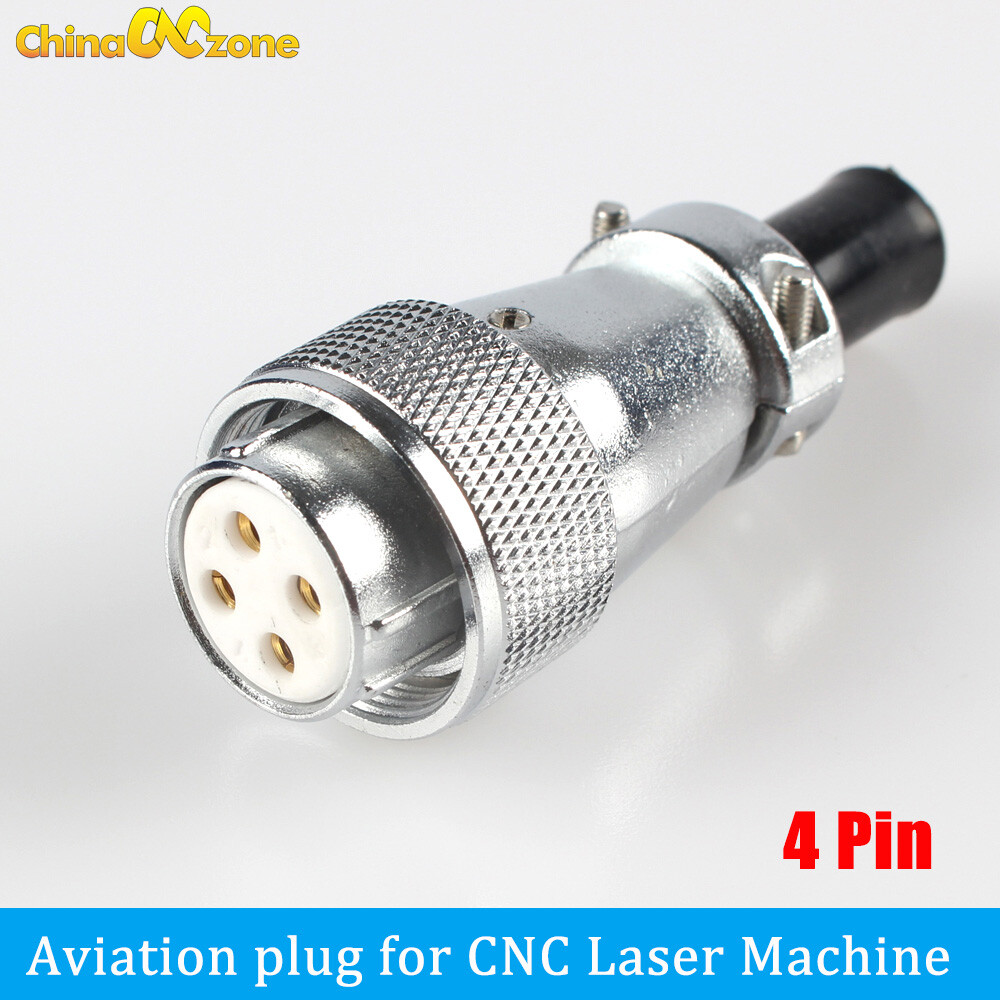 Aviation plug H20 4 Core Ceramic Plug for CNC 2.2 KW Laser Machine Spindle Motor