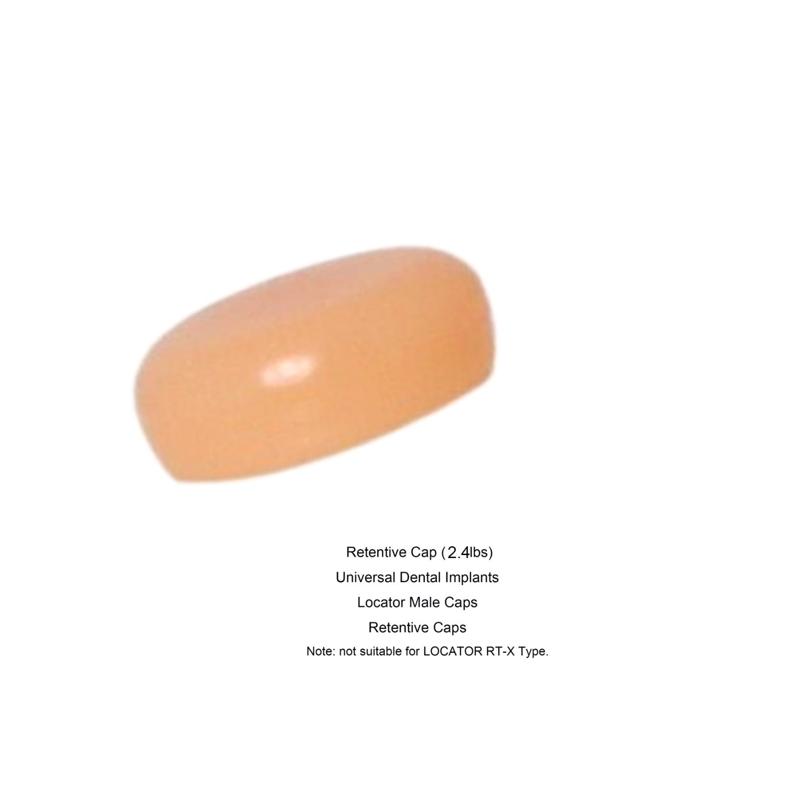 Dental ZEST Locator Male 20° Pivoting Overdenture 2.4lbs Retention Inserts Kit
