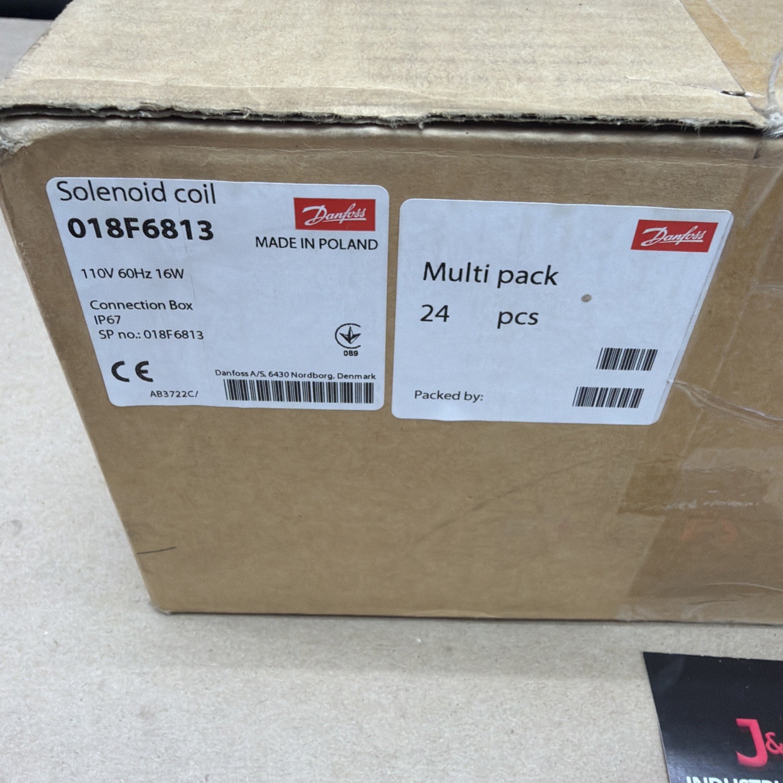New Box Of 24 Danfoss Solenoid Coil 018F6813 110V 60Hz Warranty 🇺🇸