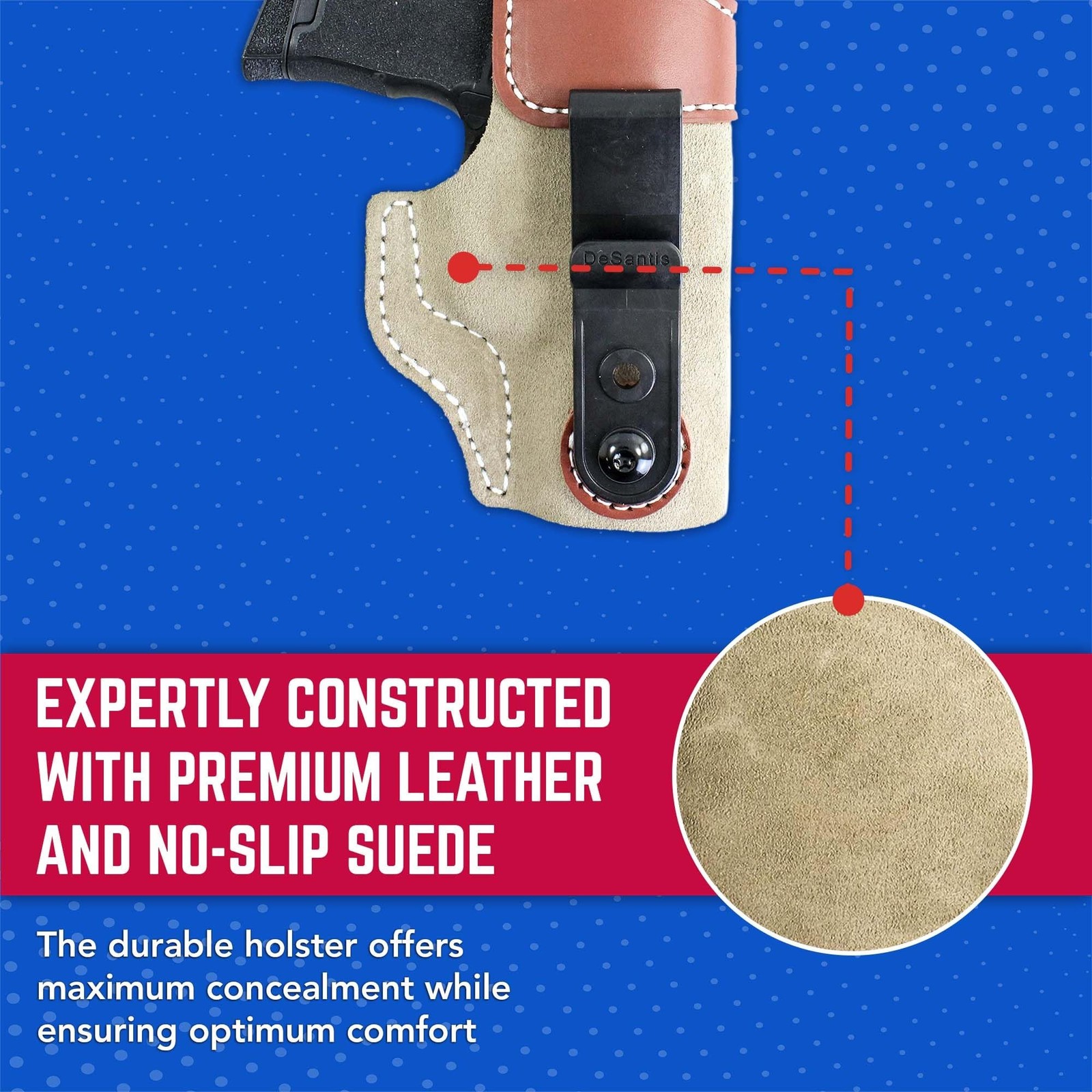 Desantis Desantis Gunhide Holsters Inside the Waistband Natural