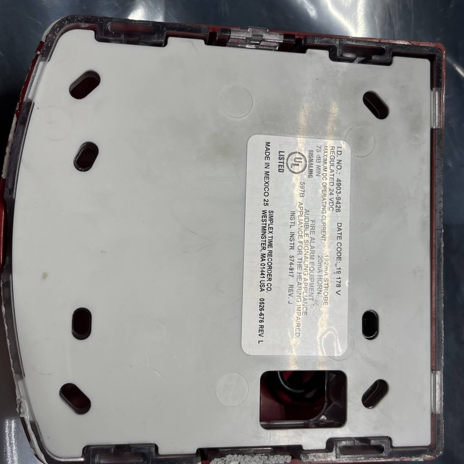 Simplex 4903 – 9429 Horn Strobe