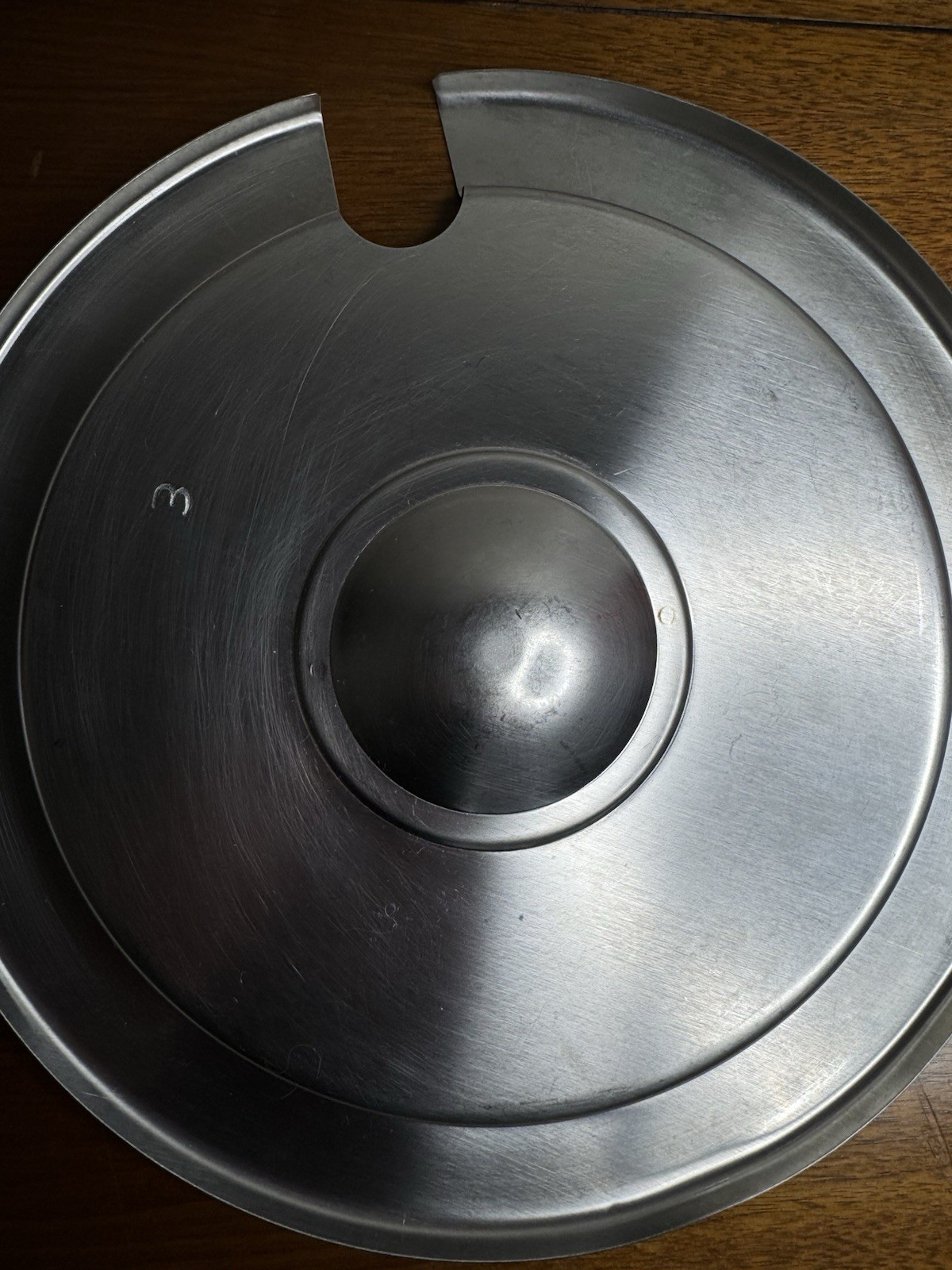Vollrath 9.5” Stainless Steel Slotted Soup Inset Lid Cover USA Steam Table