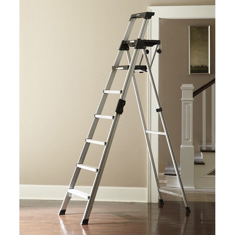 Cosco 2081AABLD 8 Ft. Signature Series Aluminum Folding Step Ladder 300 Lb. Type